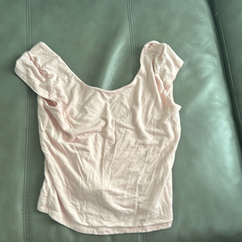 light pink top